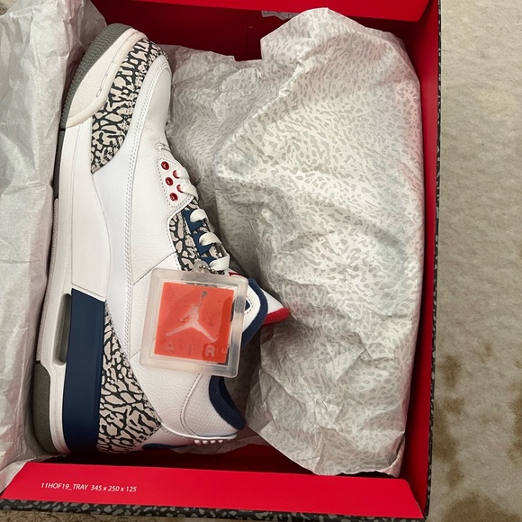 Air Jordan 3 Retro OG True Blue 11 US - Picture 1 of 5